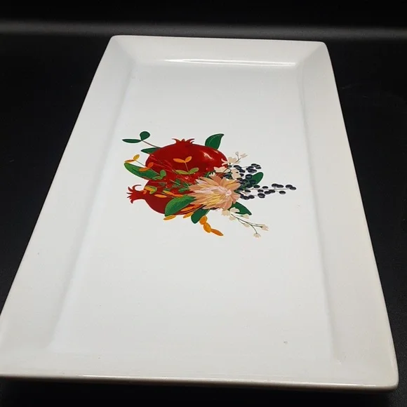 Grove Collaborative Pomegranate  Stoneware Tray - Picture 5 of 5
